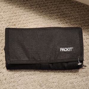 PackIt Black Insulated Lunch Bag